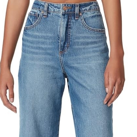 Circus Ny Denim - Circus NY Classic Blue High Waisted Women's Wide Leg Cropped Jeans Sz 31